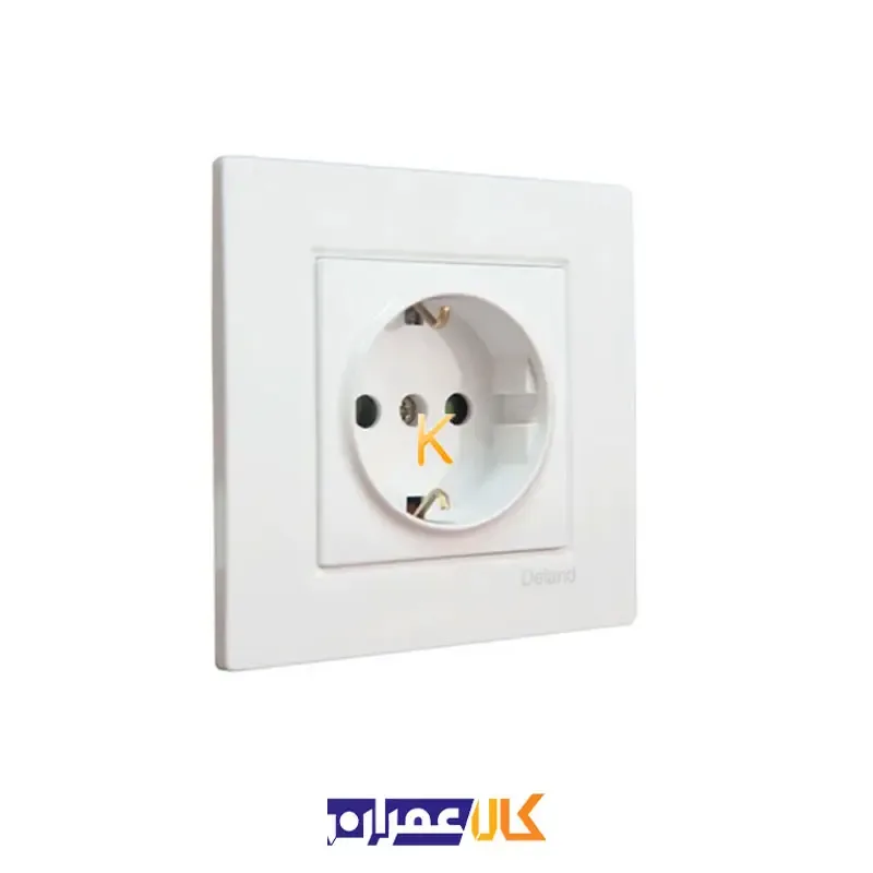 پریز برق ارت دار مدل آسا دلند