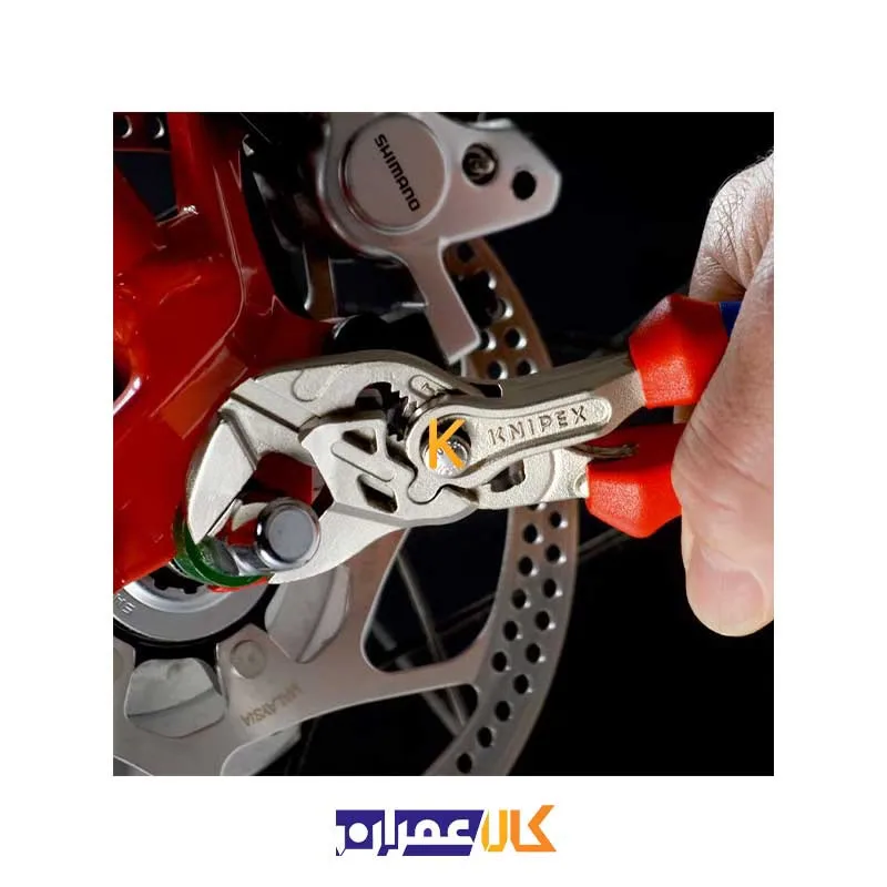 آچار همه کاره 6 اینچ دسته دو رنگ مدل 8605150 کنیپکس