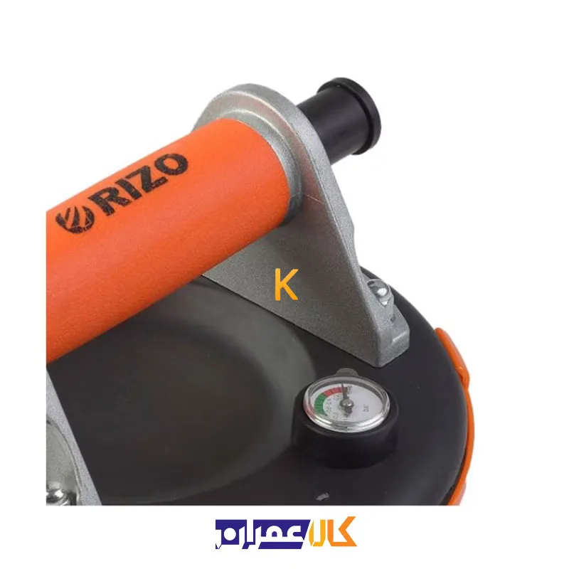 قاپک پمپی گیج دار سنگ و شیشه مدل SC ریزو