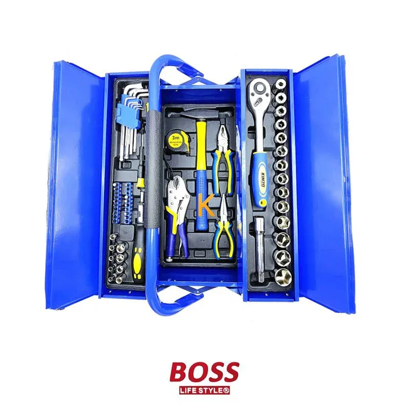 مجموعه جعبه بکس و ابزار 64 عددی مدل BOX-64
