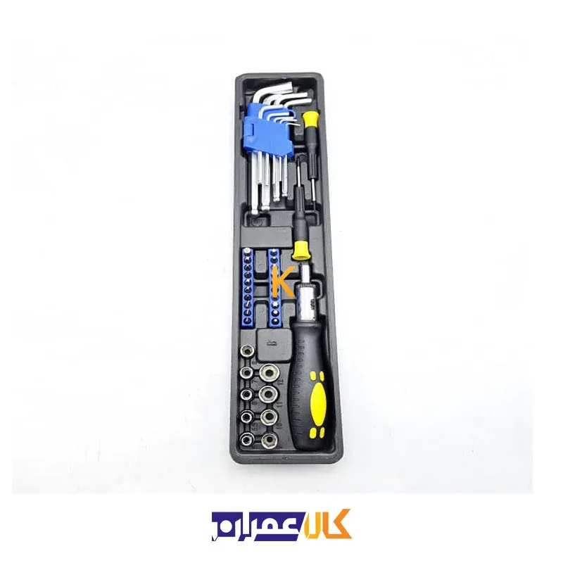 مجموعه جعبه بکس و ابزار 64 عددی مدل BOX-64