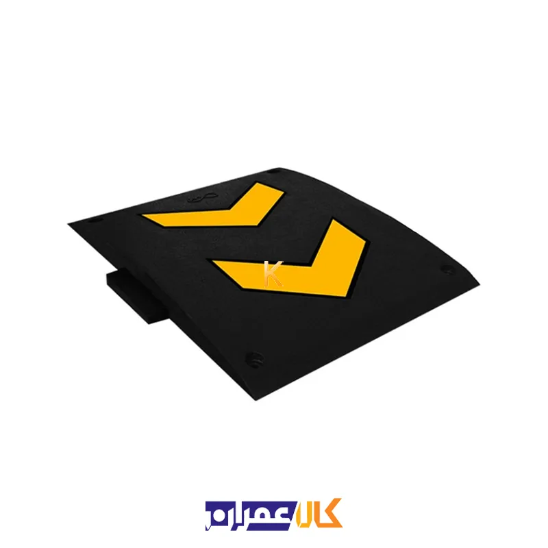سرعت گیر لاستیکی 60*50 موانع ترافیکی تجهیزات ترافیکی سرعت گیر سرعت گیر لاستیکی