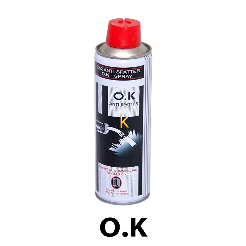 اسپری CO2 OK اسپری جوشکاری OK اسپری آنتی اسپاترOK ANTISPATER CO2