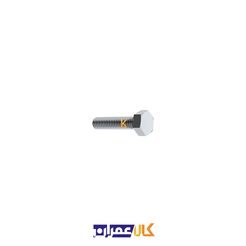 پیچ شش گوش تمام رزوه سایز 6 میلی متر