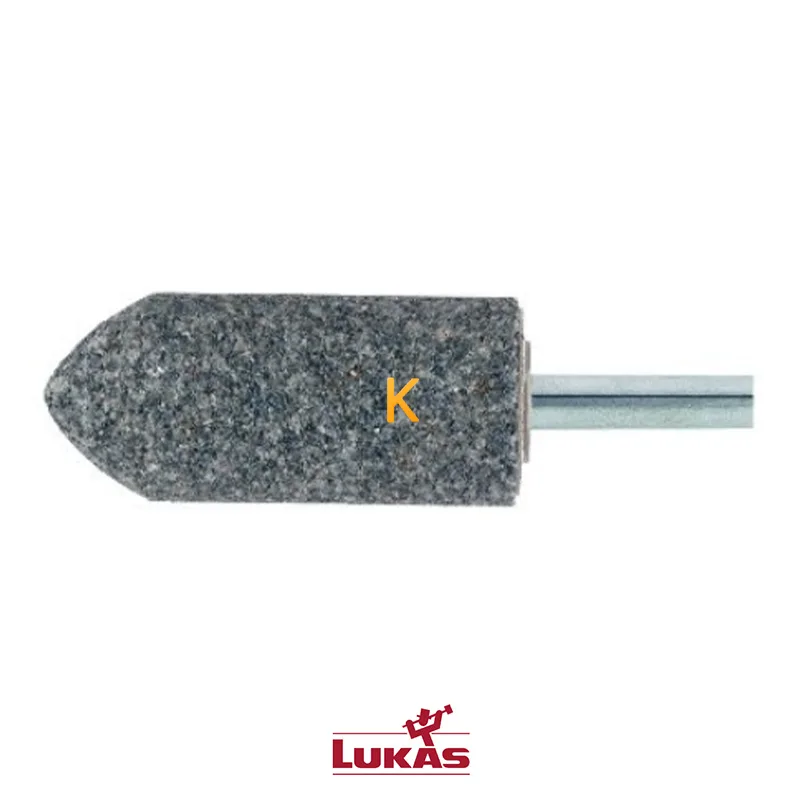 سنگ فرز انگشتی A11 استوانه ای 50×22 مدل A206202250633 لوکاس