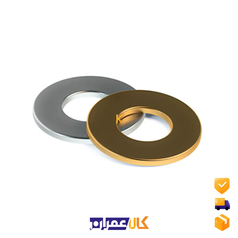 واشر تخت سایز 8 میلی متر