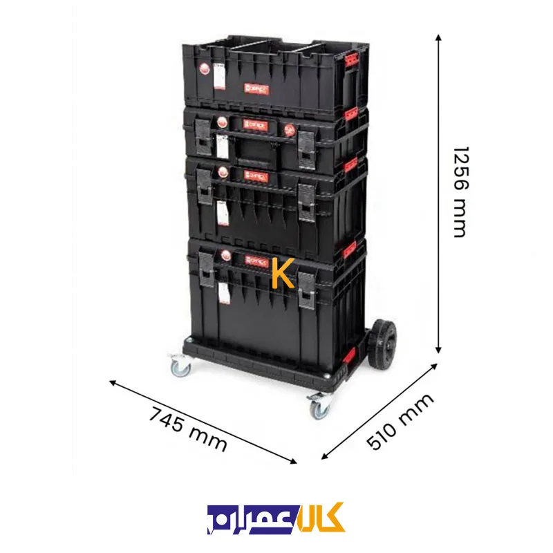ست جعبه ابزار کیوبریک مدل system one Technik+QS ONE Box plus