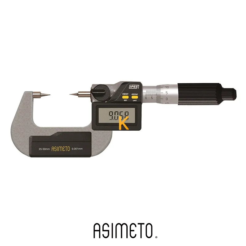 میکرومتر دیجیتال سوزنی خارج سنج سری 126 آسیمتو