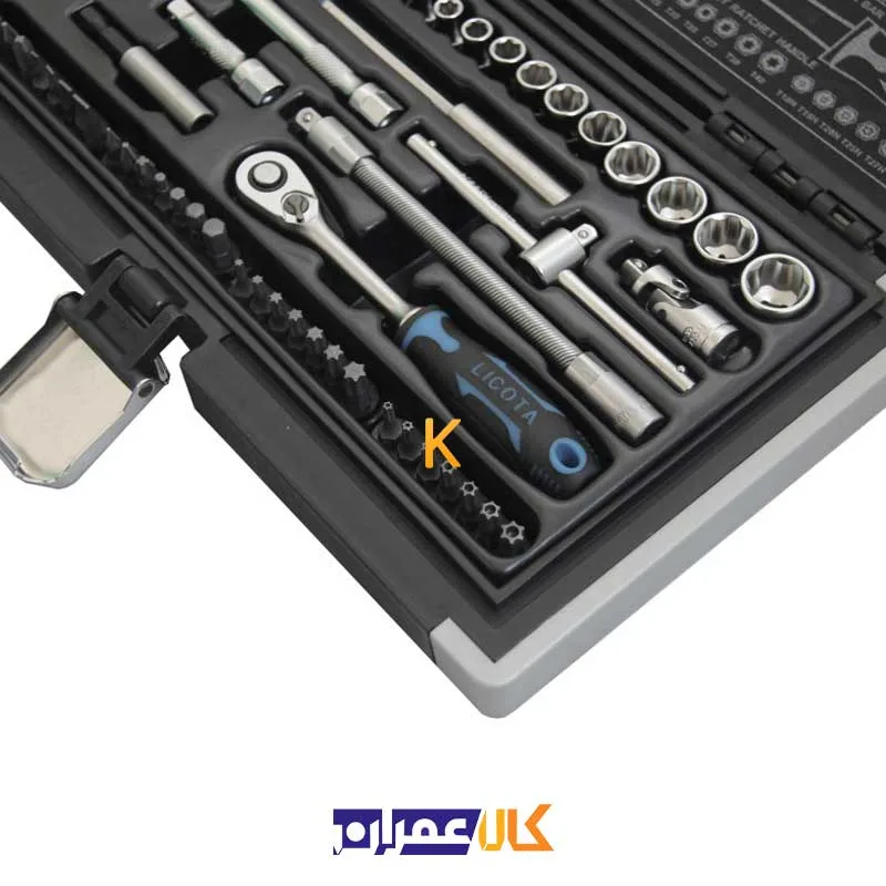 مجموعه 50 عددی آچار بکس مدل ALK-0002 لیکوتا