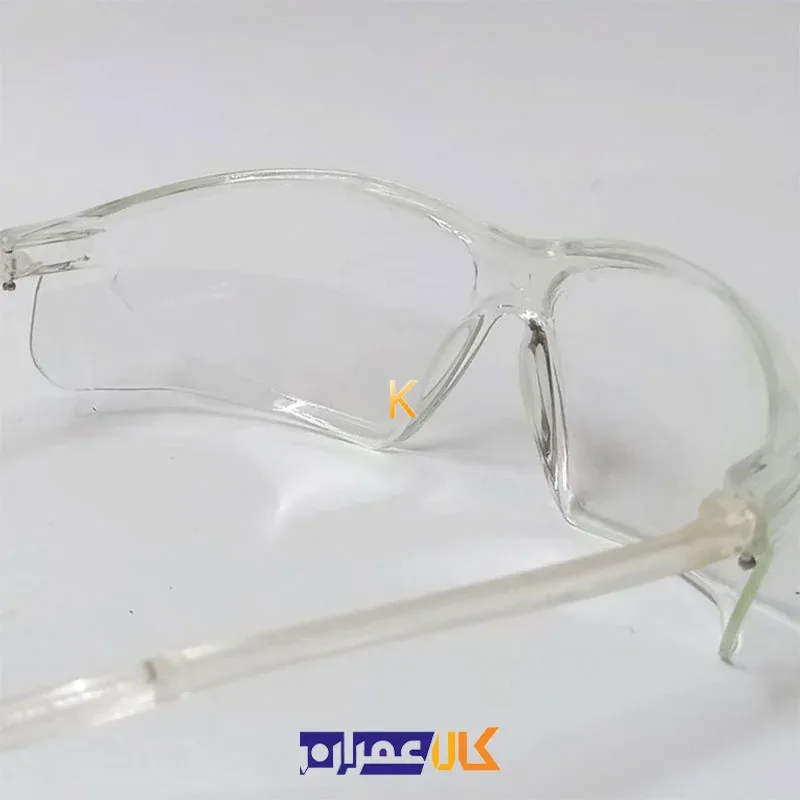 عینک ایمنی مهندسی سفید مدل TP-E011 تک پلاست