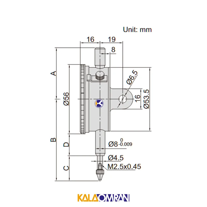 ساعت اندیکاتور ساعتی مدل 2313 اینسایز