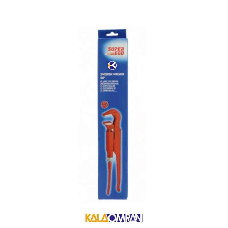 آچار لوله گیر دو دسته 90 درجه مدل 141 سوپر اگو