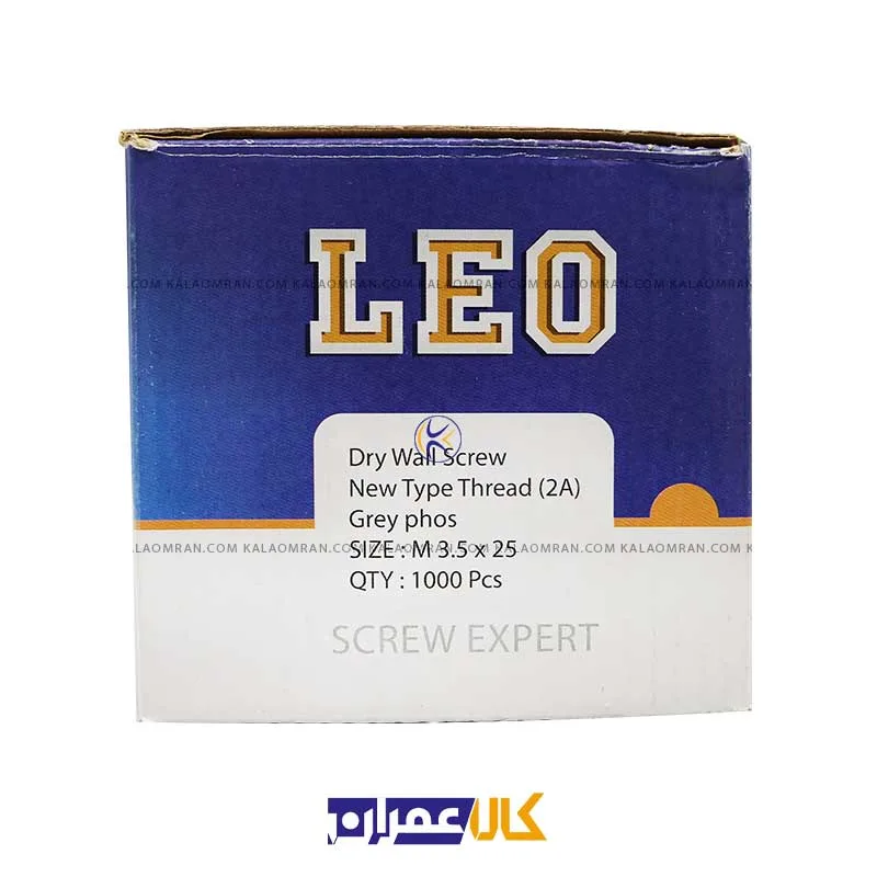 پیچ کناف 2.5 ساده 25-3/5 TN لئو - LEO