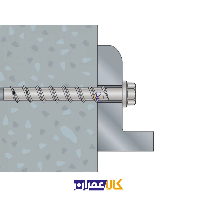 پیچ بتن فلزی