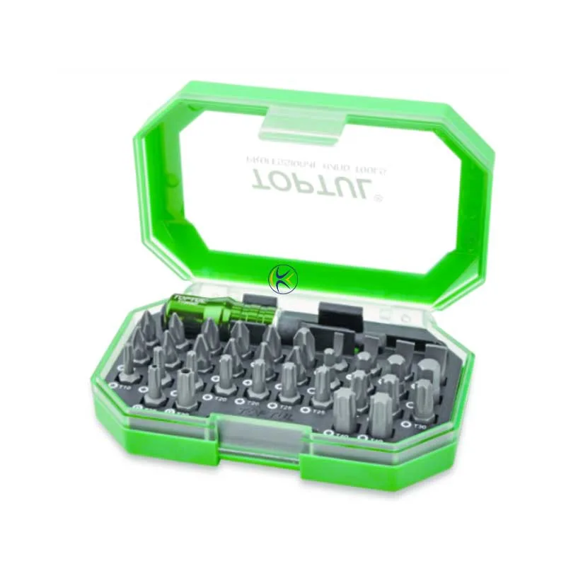 جعبه بیت کامل 1/4 ، با بیت گیر ضامن دار مدل GACW3502S تاپ تول TOPTUL