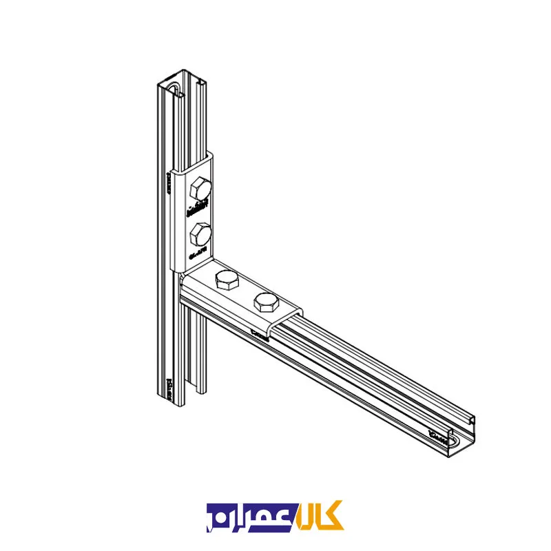 اتصال گوشه لبه دار چهار سوراخ CL-ALF