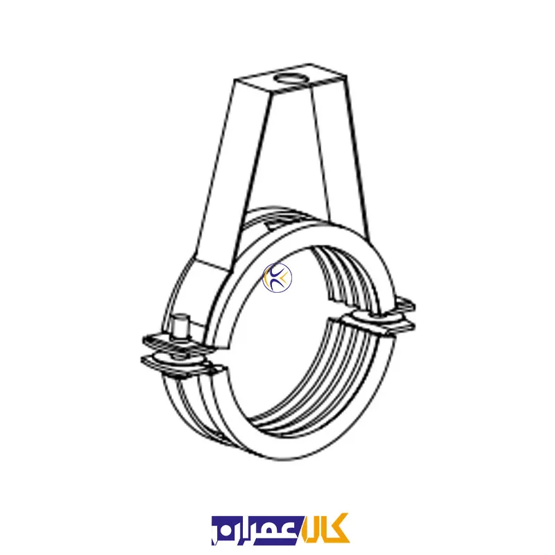 بست روکش دار رگلاژی 4 اینچ کانکت