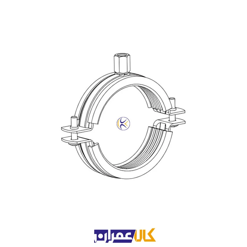 بست روکش دار دو پیچ 8 ″ کانکت