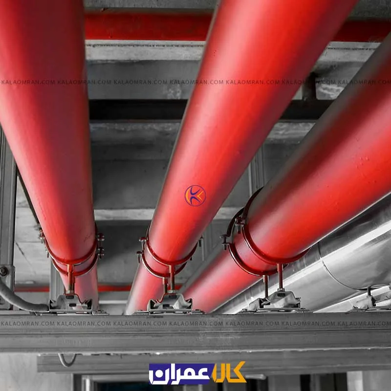 بست روکش دار دو پیچ 2 اینچ کانکت