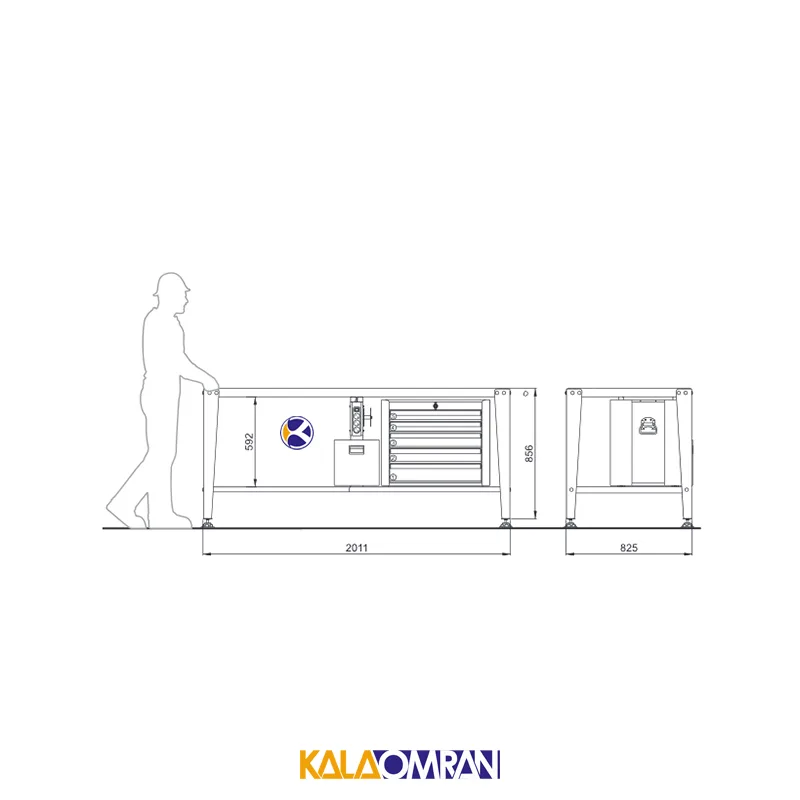 میز کار حرفه ای شاهرخ ابزار کد 200A