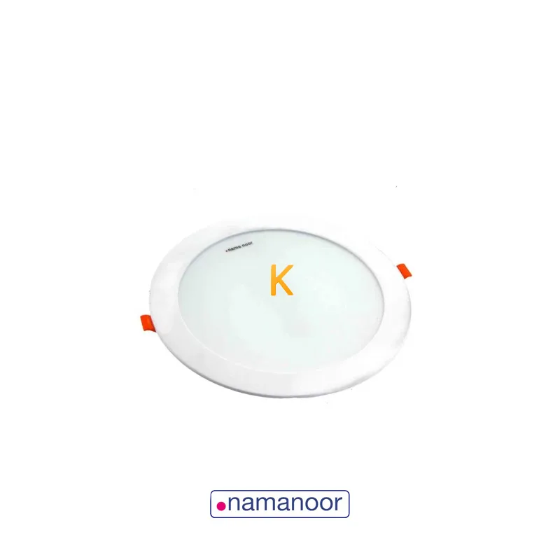 پنل توکار 24 وات دایره باریک نمانور