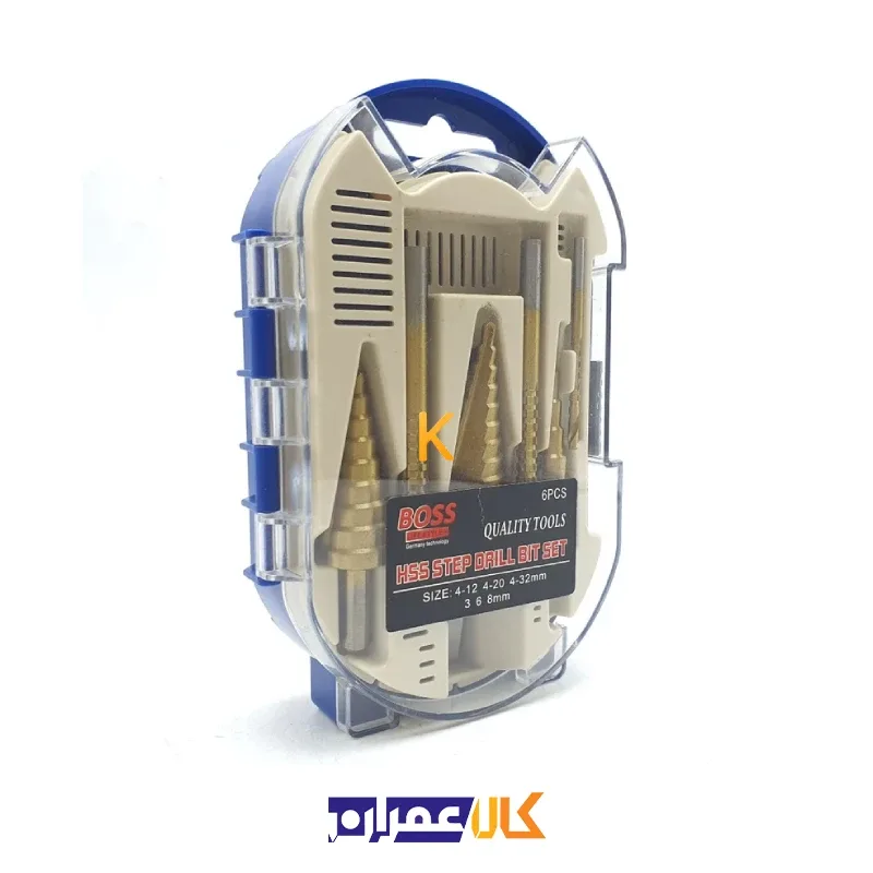 مجموعه مته کاجی ۶ عددی باس