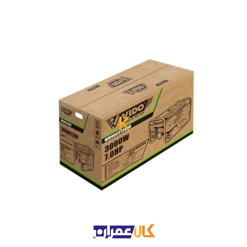 موتور برق بنزینی 3000 وات مدل WD060313000 ویدو