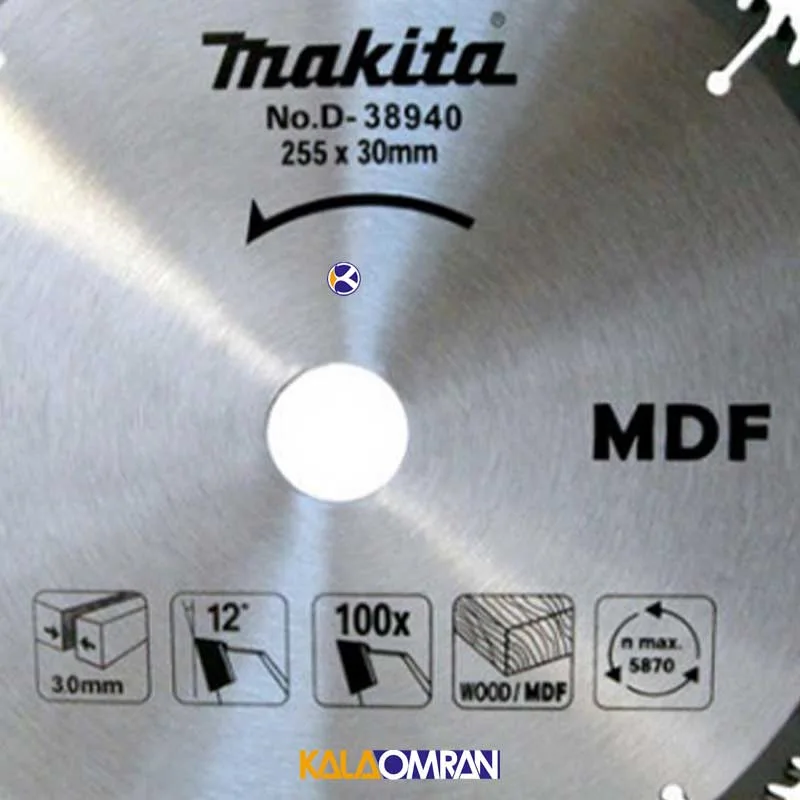 صفحه الماسه برش ام دی اف مدل D-38940 ماکیتا