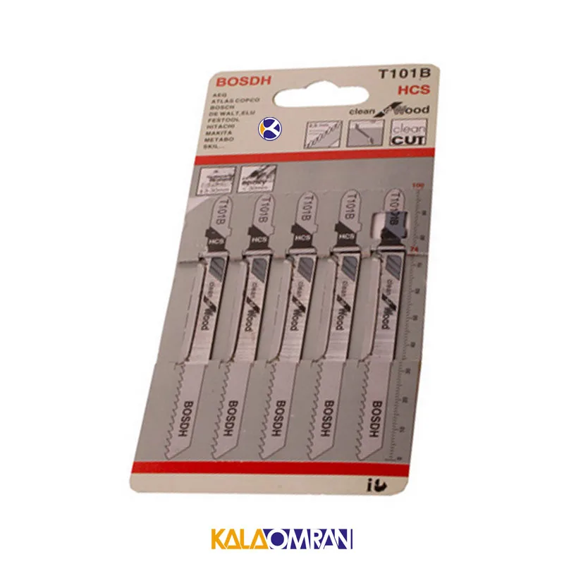 مجموعه 5 عددی تیغ اره عمود بر مدل T101B بوش