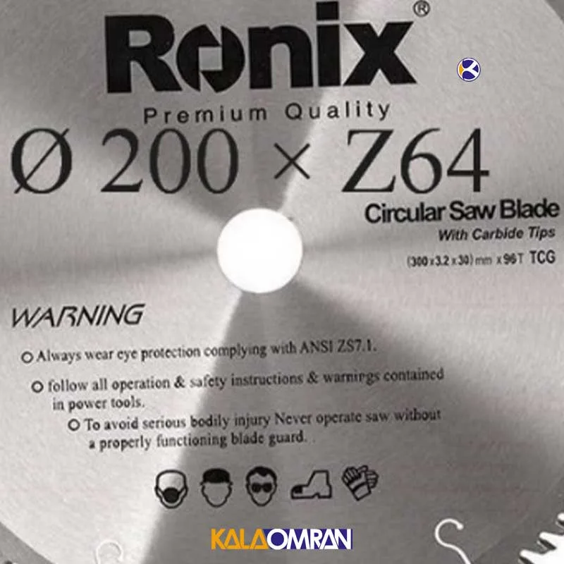 تیغ اره الماسه MDF فارسی بر مدل RH-5107 رونیکس