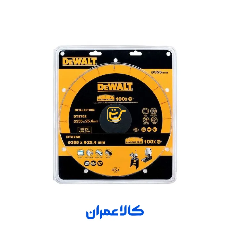 صفحه برش الماسه فلز و پروفیل دیوالت DEWALT مدل DT3752