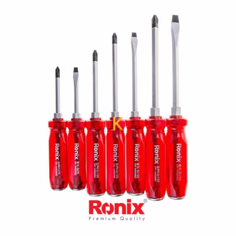 ست پیچ گوشتی ضربه خور رونیکس مدل RH-2906 مجموعه ۷ عددی