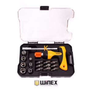 مجموعه 18 عددی پیچ گوشتی و سری پیچ گوشتی وینکس مدل EH2512
