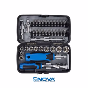 مجموعه 38 عددی سری بکس و پیچ گوشتی نووا مدل NTS7303