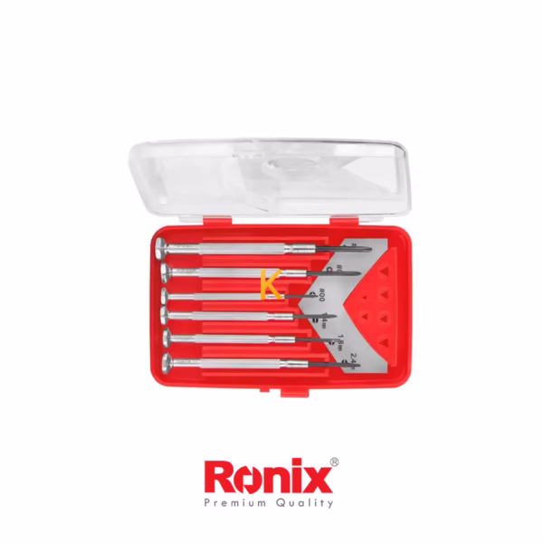 مجموعه 6 عددی پیچ گوشتی ساعتی رونیکس مدل RH 2706