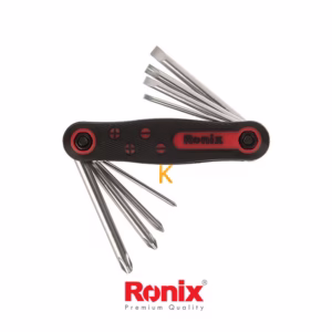 مجموعه 8 عددی پیچ گوشتی تاشو رونیکس مدل RH-2900