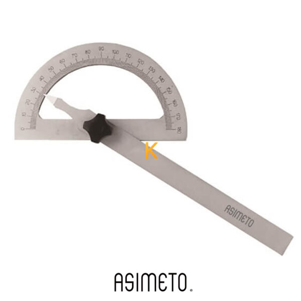 زاویه سنج فلزی 0° - 180° سری 490 آسیمتو