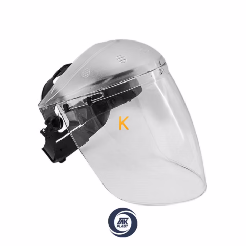 شیلد محافظ صورت شفاف تک پلاست (قاب سفید)