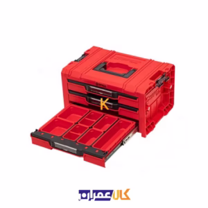 قیمت جعبه ابزار مدل QS Red Pro Drawer 3 Toolbox 2.0 Expert Ultra HD کیوبریک