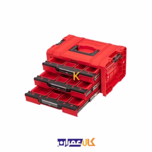 خرید جعبه ابزار مدل QS Red Pro Drawer 3 Toolbox 2.0 Ultra HD کیوبریک