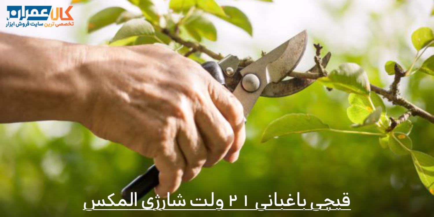 قیچی باغبانی 21 ولت شارژی المکس