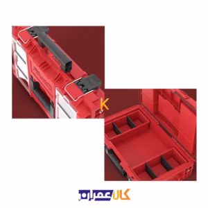 بهترین قیمت جعبه ابزار مدل SYSTEM PRIME TOOLBOX 150 PROFI RED ULTRA HD CUSTOM کیوبریک