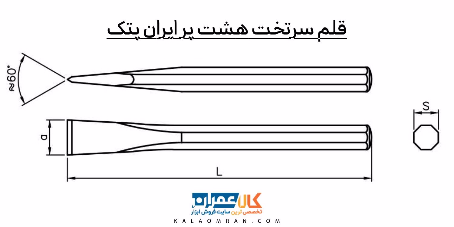 قلم سرتخت هشت پر ایران پتک