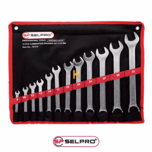 مجموعه 12 عددی آچار یکسر تخت و یکسر رینگی مدل 781512 سلپرو