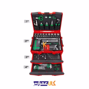 خرید جعبه ابزار 134 پارچه مدل GCZ-134A تاپ تول