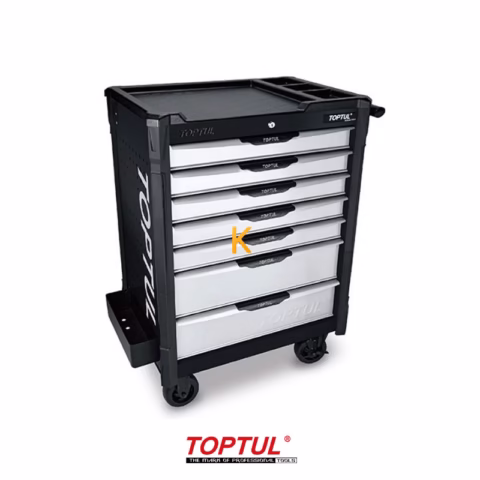 جعبه ابزار 7 کشو چرخ دار مدل TCAP0707 تاپ تول