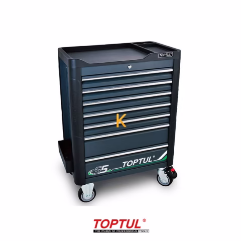 جعبه ابزار 7 کشو چرخ دار مدل TCAR0703 تاپ تول