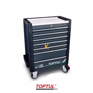 جعبه ابزار 7 کشو چرخ دار با ابزار مدل GE-3402 تاپ تول