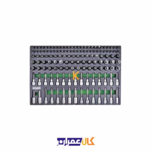 فروش جعبه ابزار 7 کشو چرخ دار با ابزار مدل GE-3402 تاپ تول