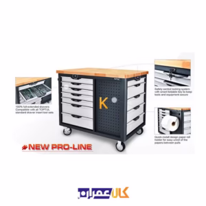 قیمت جعبه ابزار حرفه ایی 2 حالت 12 کشو مدل TCDB1203 تاپ تول